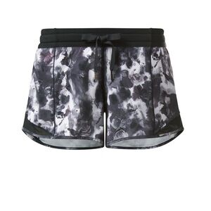 Lululemon Hotty Hot Short (long) Black Dusty Mauve/Black